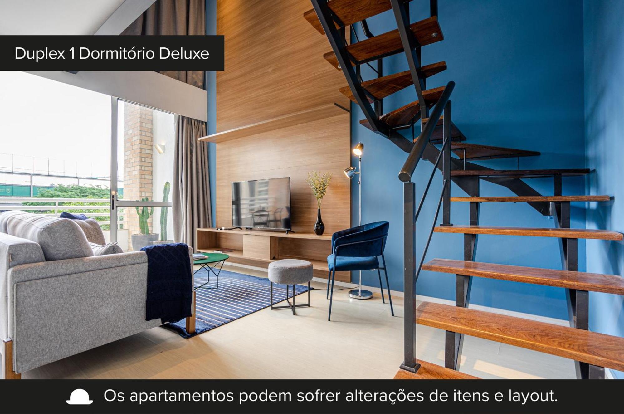 Apartamento Duplex aconchegante com piscina e academia próx. à Berrini - Brooklin São Paulo Exterior foto